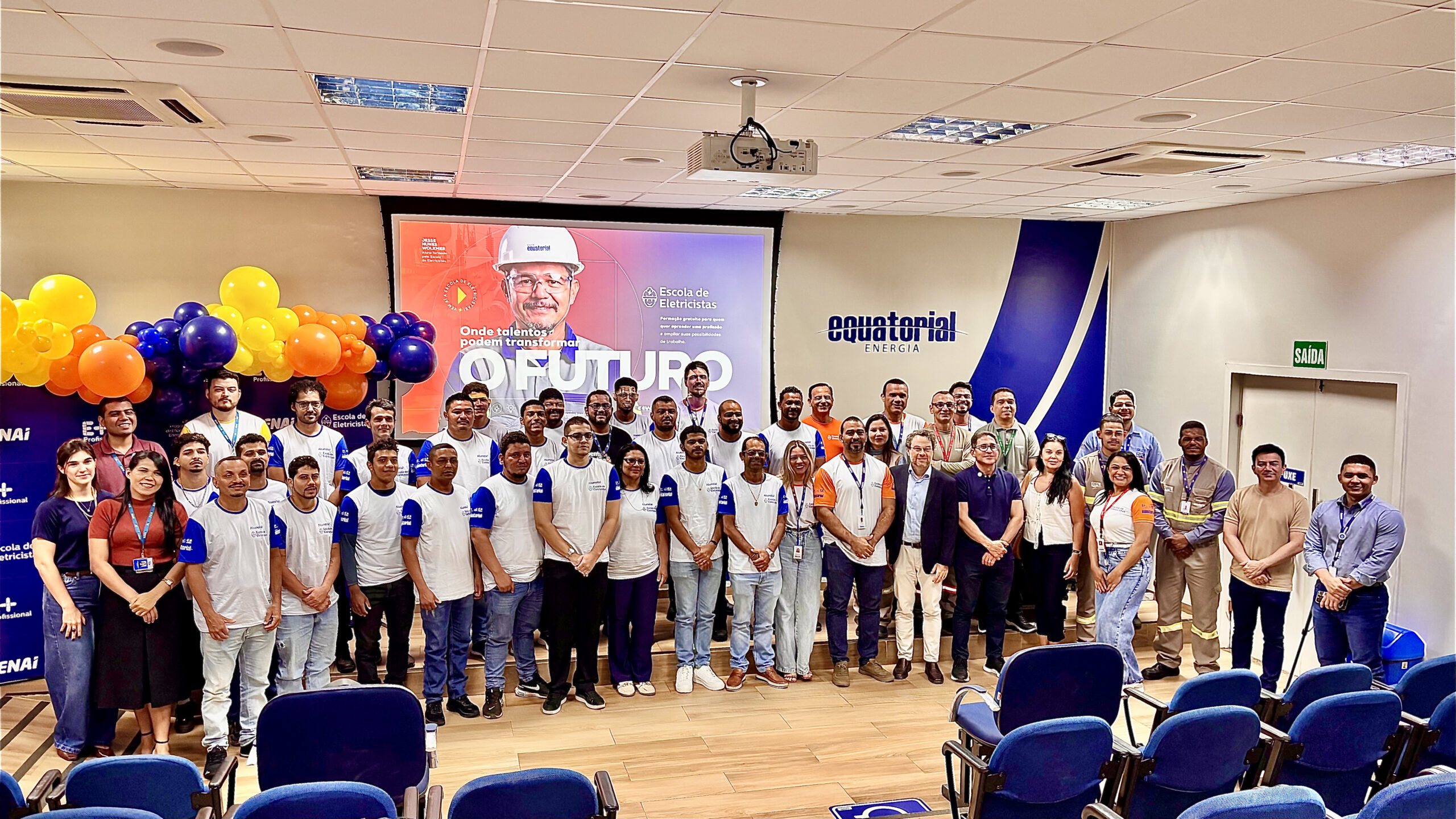 Equatorial Maranhão realiza aula inaugural e marca o início do curso do Programa Escola de Eletricistas em Imperatriz